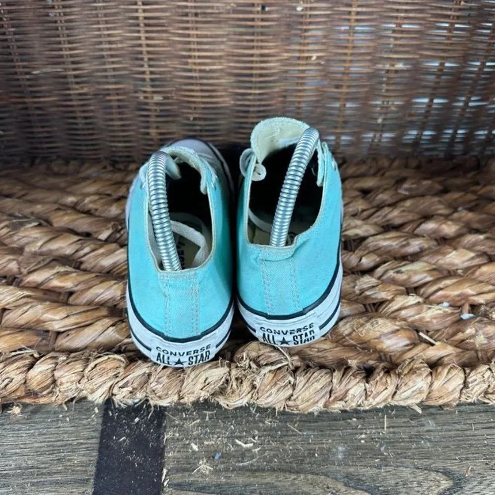 Converse Sz 6 Women's Teal Low Top Lace‎ Up Sneakers
